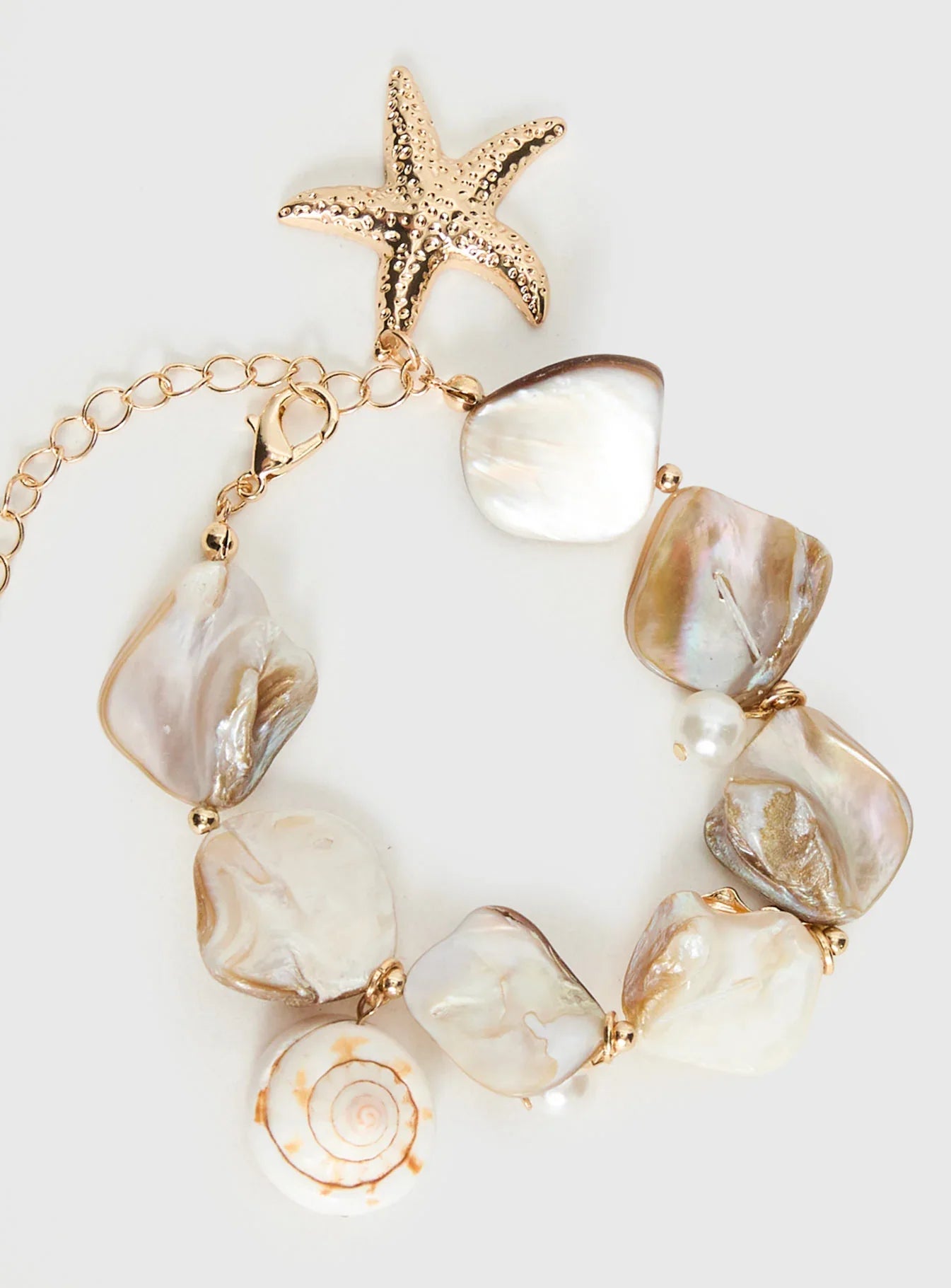 Amplitude Shell look Bracelet Gold