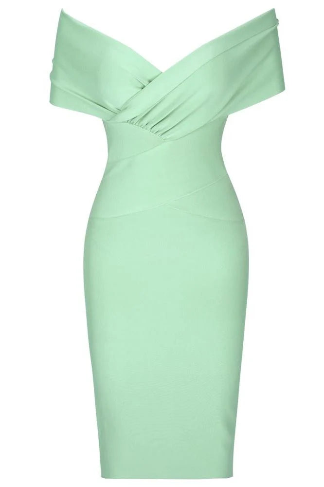 Bea Bandage Dress Mint Green