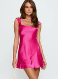 Lucienna Mini Dress Hot Pink