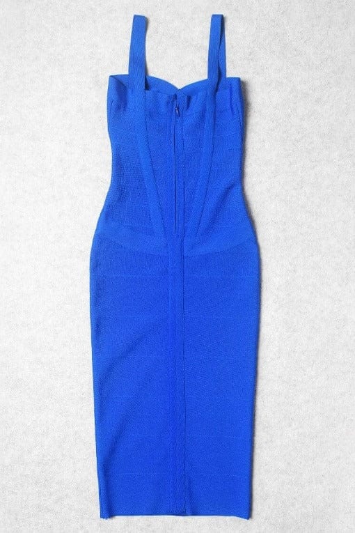 Heidi Bandage Midi Dress Royal Blue