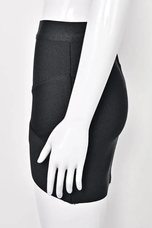 Jay High Waist Bandage Mini Skirt Classic Black