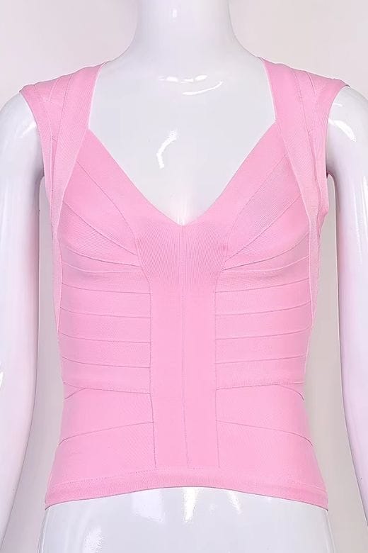 Sabrina Bandage Top Dusty Pink