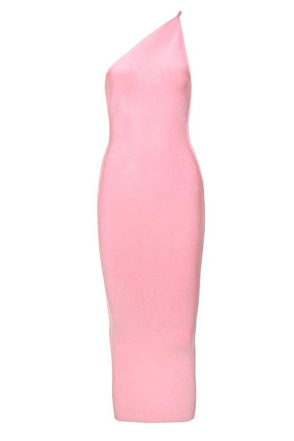 Joi Bodycon Midi Dress Dusty Pink