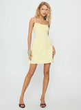 Skarlette Mini Dress Yellow