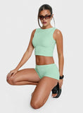 Henree Terry Set Mint Green