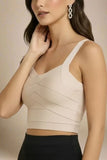 Jay Bandage Crop Top Cream