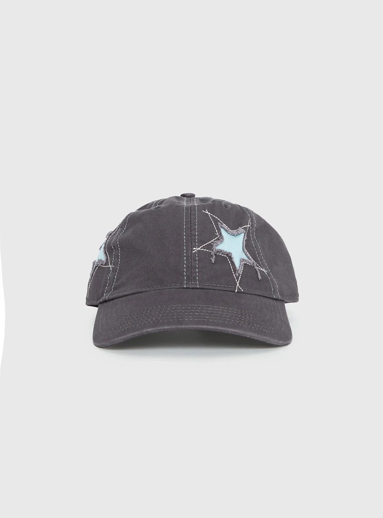 Cultivate Star Detail Cap Grey Blue
