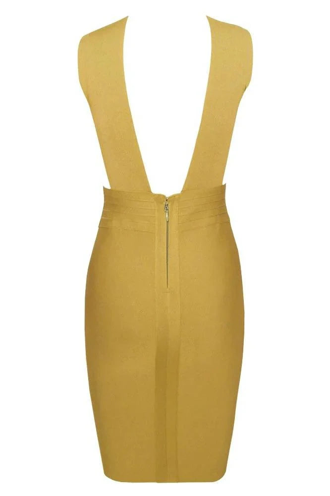 Pia Bandage Dress Olive Green