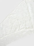 Elizebeth Tie Waist Tassel Belt White