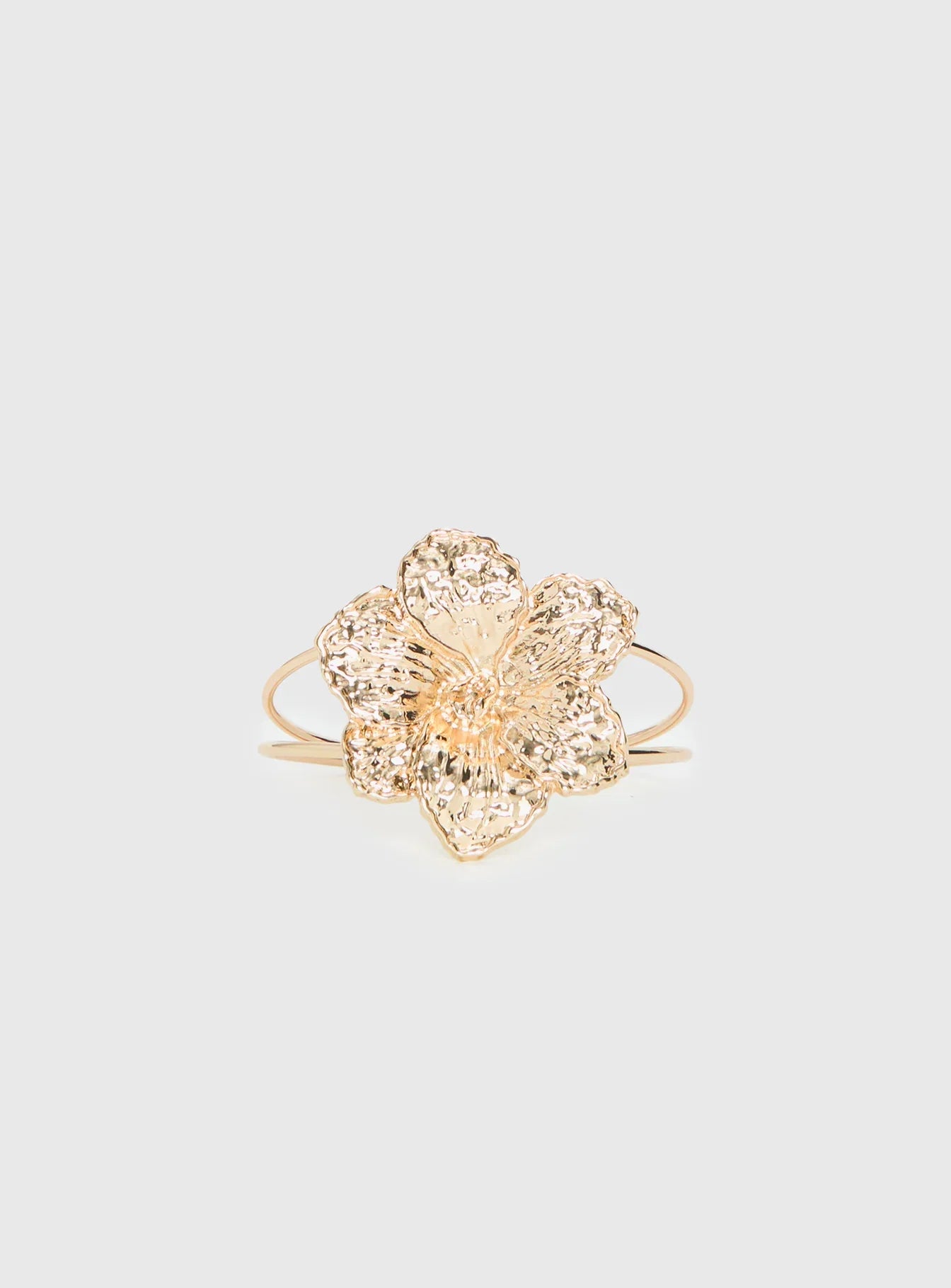 Set Adrift Flower Cuff Gold