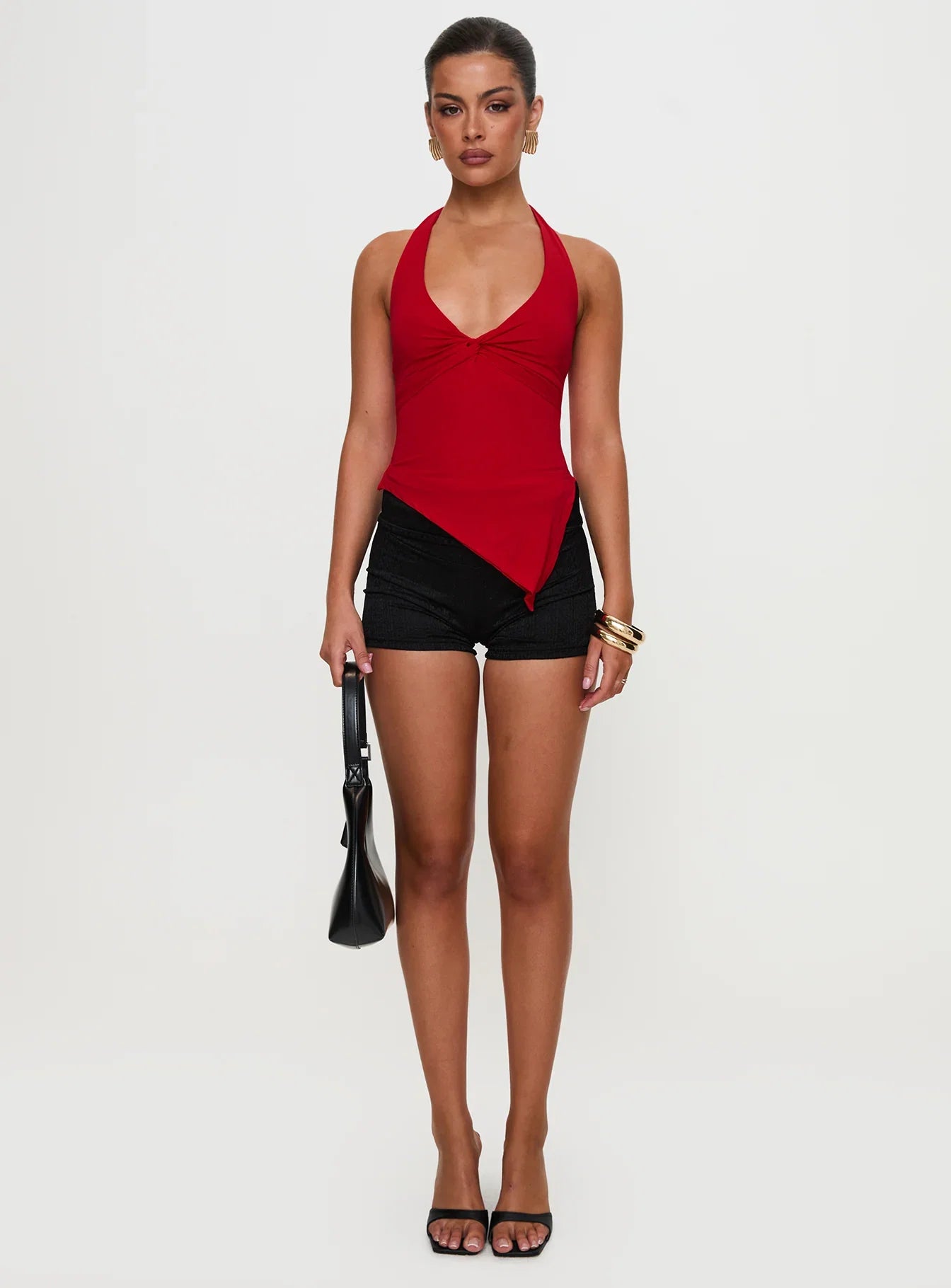 Chilli Halter Top Red