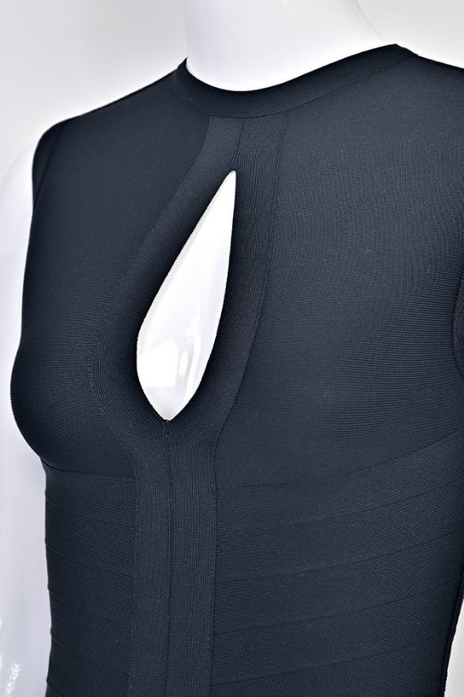 Alora Bandage Mini Dress Classic Black