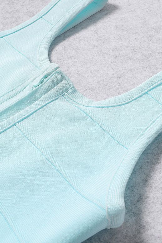 Maria Bandage Mini Dress Baby Blue
