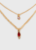 Rosen Necklace Pack Gold Red