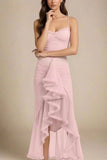 Noah Bodycon Wrap Midi Dress Dusty Pink