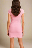 Miranda Bandage Mini Dress Ballet Pink