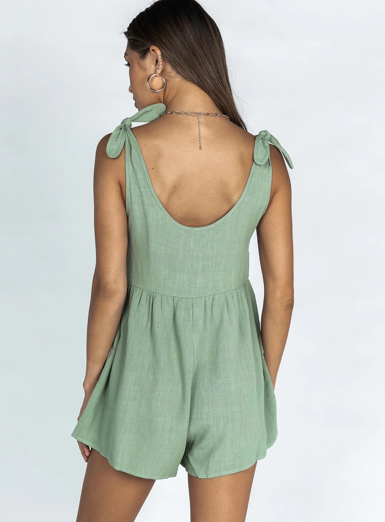 Tay Romper Khaki