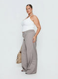 Just Have Fun Wide Leg Pant Grey Curve