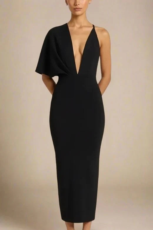Blake Bandage Maxi Dress Classic Black