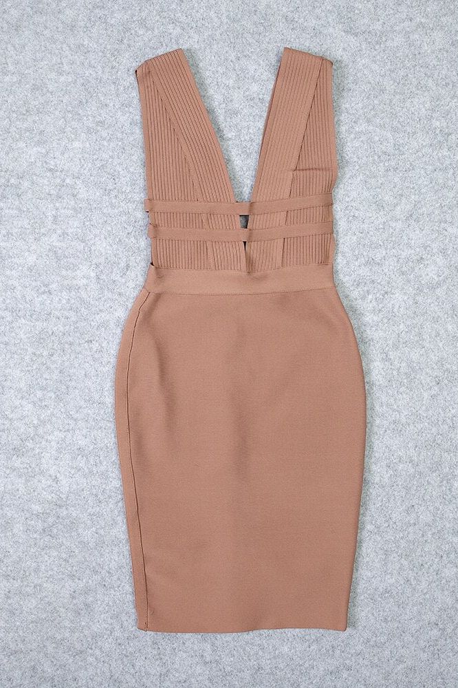 Bay Bandage Dress Nude
