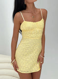 Lucius Mini Dress Lemon