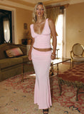 Zespri Jersey Maxi Skirt Pink