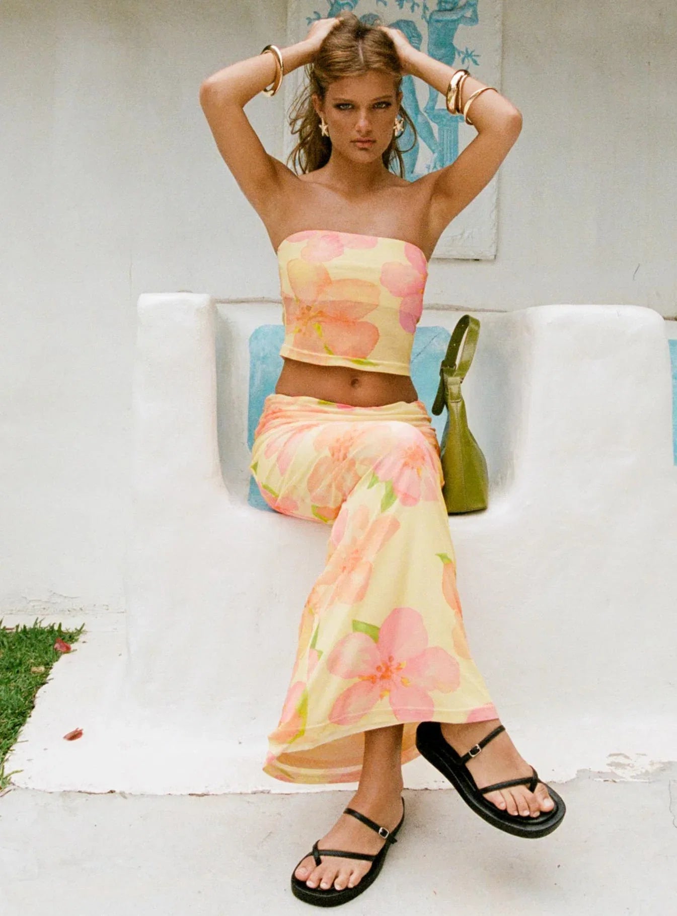 Heatwave Set Yellow Floral