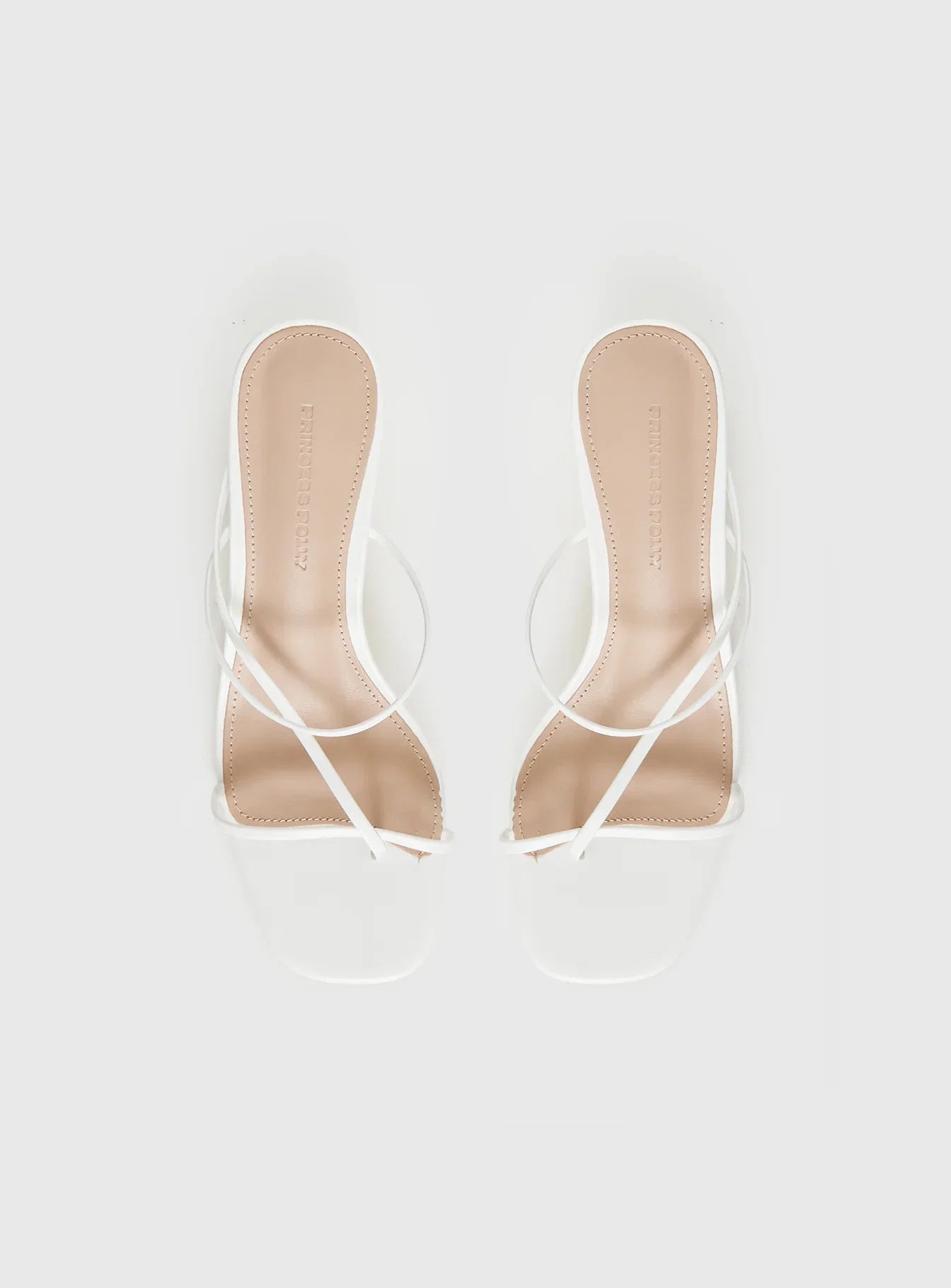 The Becka Heels White