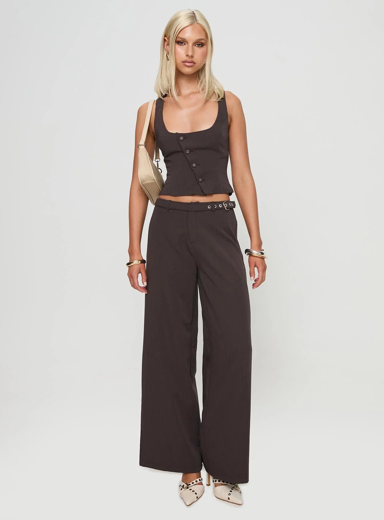 Miku Pants Brown