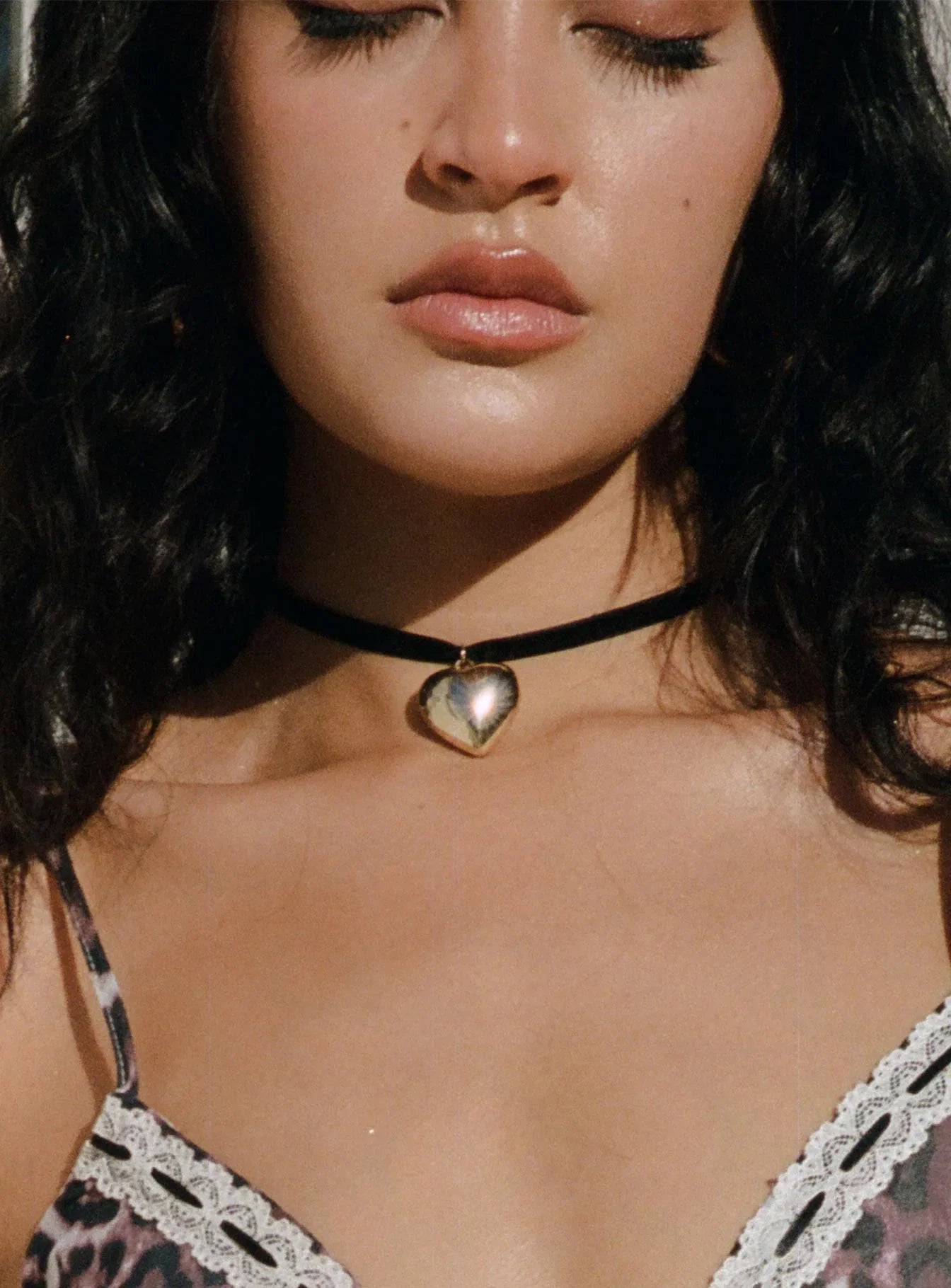 Meeks Necklace Black Gold