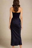 Hope Bodycon Wrap Maxi Dress Classic Black
