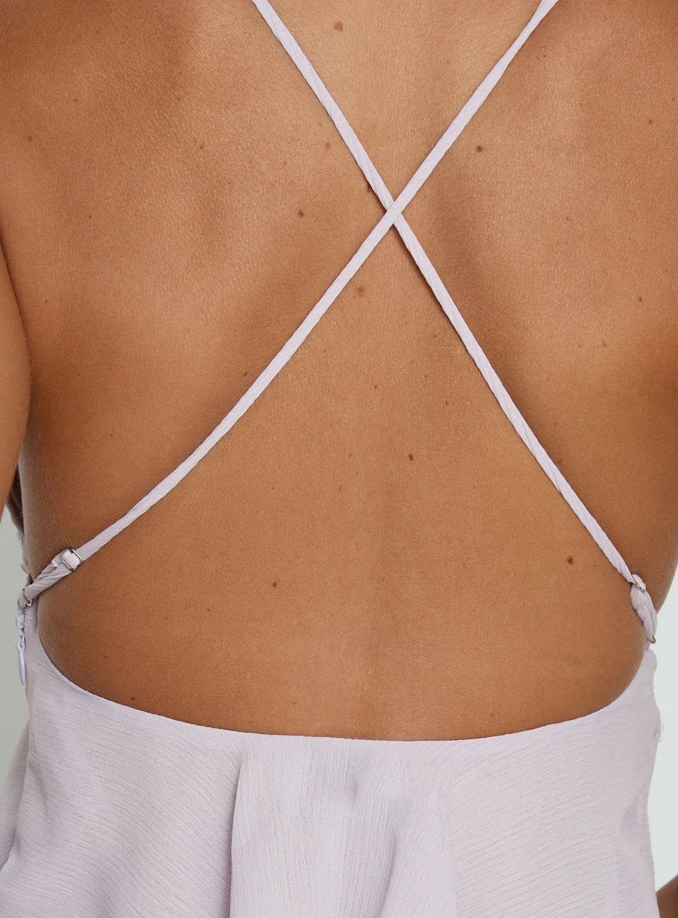 Vinton Button Detail Cami Top Lilac