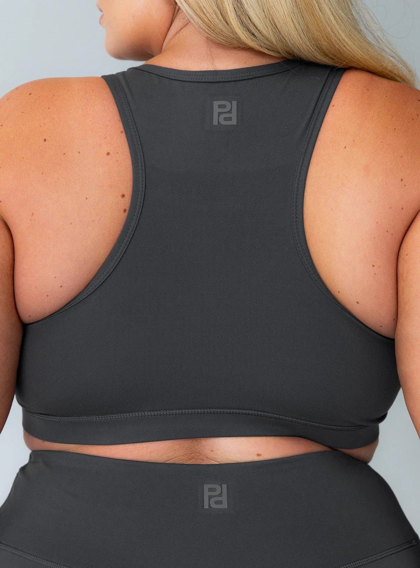 Energised Activewear Top Grey Curve