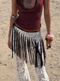 Karlotta Tassel Sarong Black