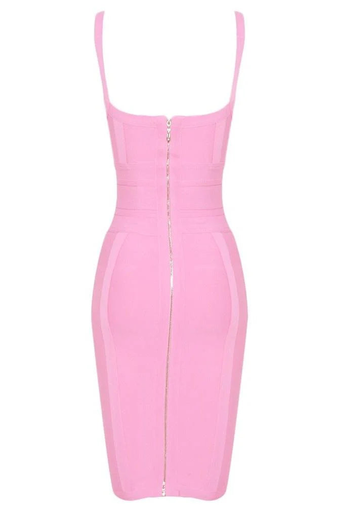 Bek Bandage Dress Blush Pink Sale