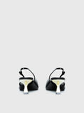 Billini Anaya Pointed Toe Heels Black / Gold