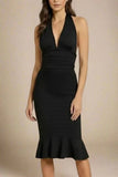 Aby Halter Top Classic Black