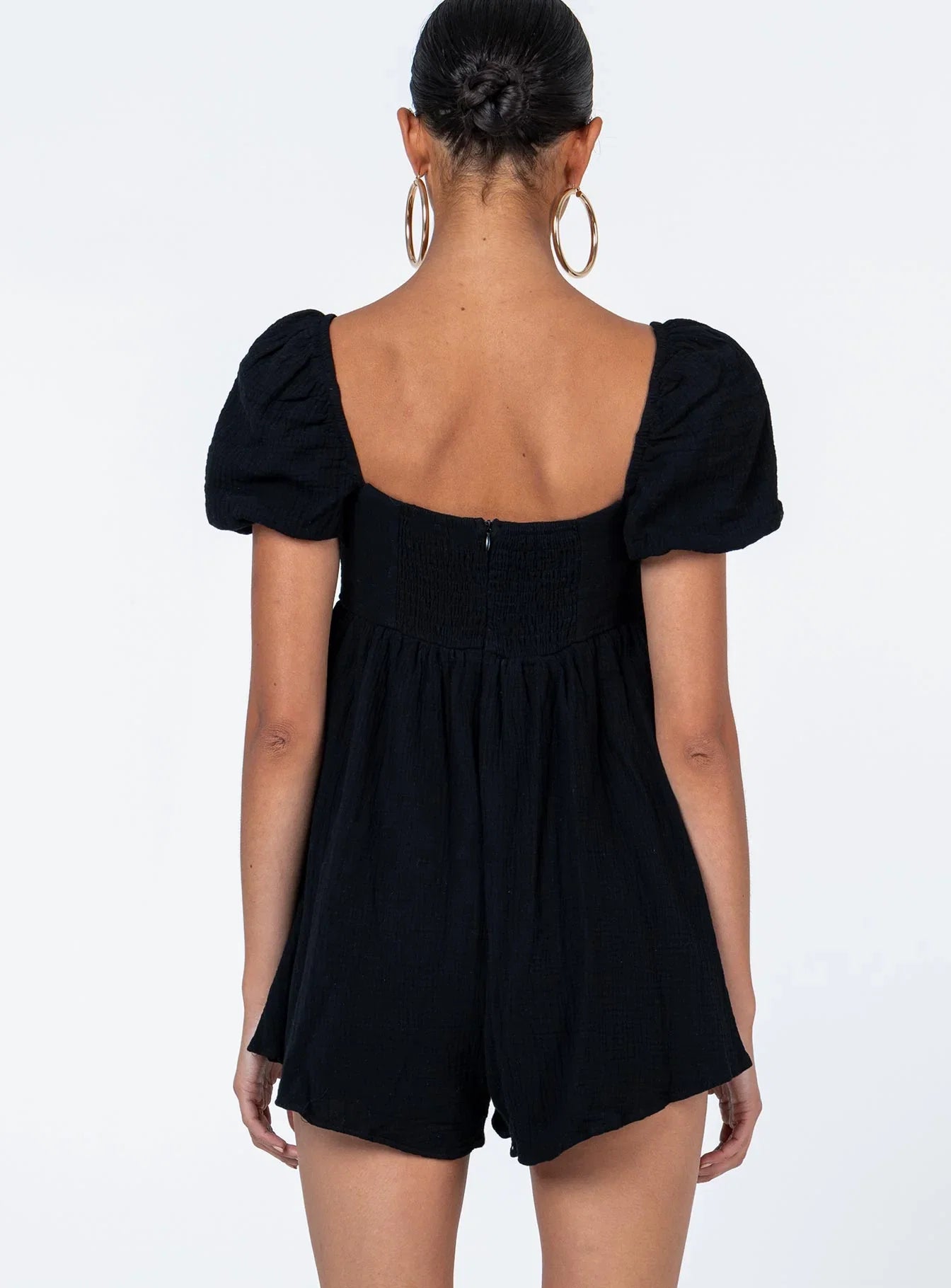 Lorna Romper Black