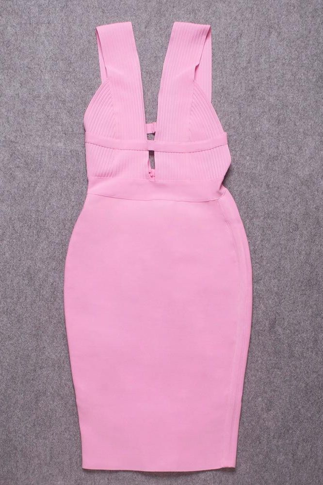 Bay Bandage Dress Blush Pink Sale