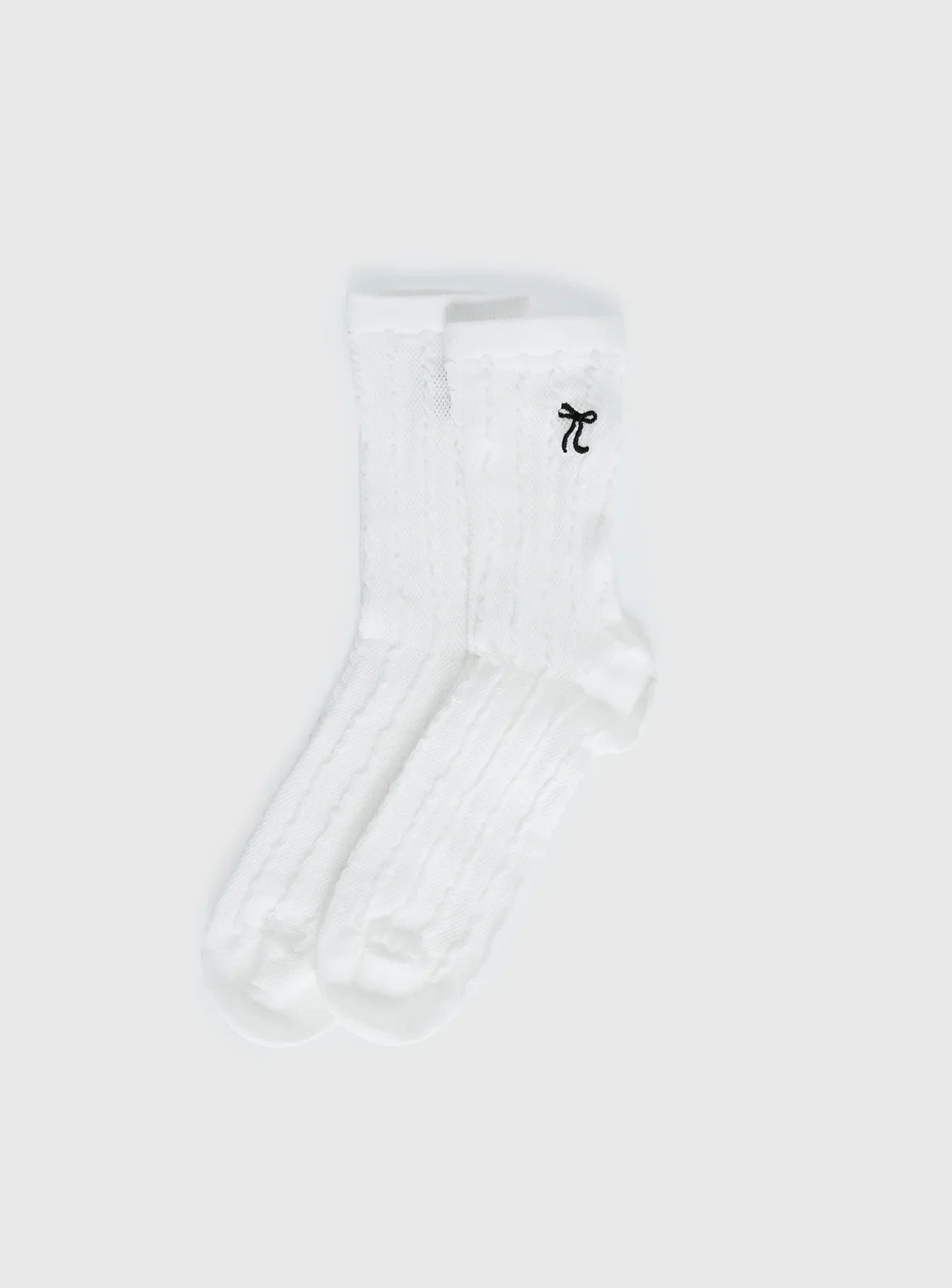 Introduction Cable Knit Socks Cream