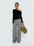 Ikana Tie Side Pants Grey