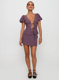 Wilhelmina Blouse Top Mauve