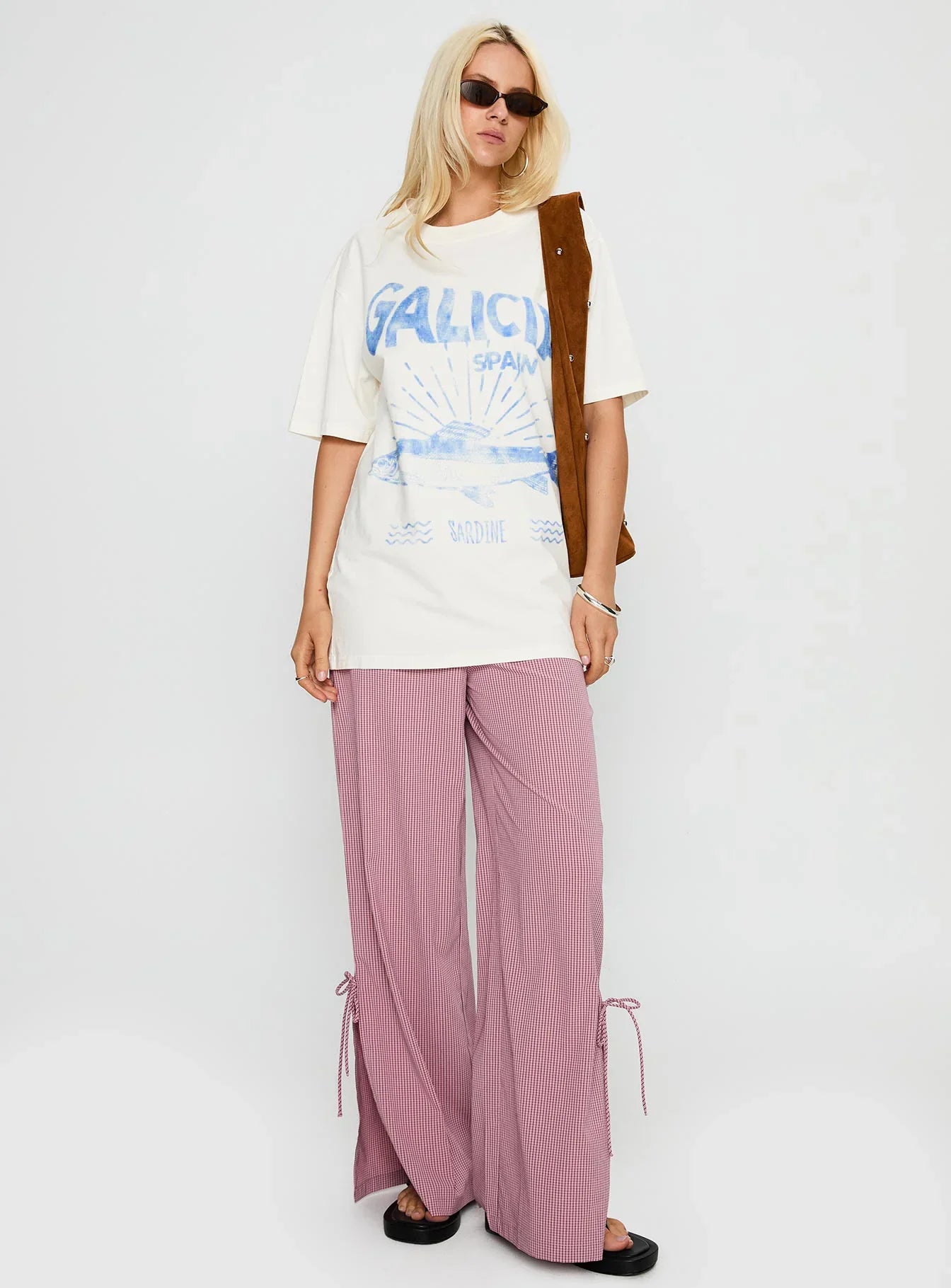 Galicia Spain Graphic Tee White Blue