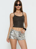 Fight These Feelings Sequin Shorts Multi