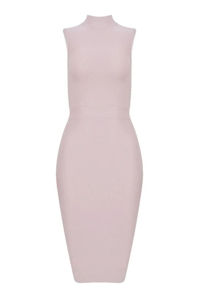 Grace Bandage Midi Dress Cream Sale