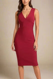 Ash Bandage Dress Red Wine