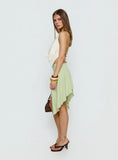 Daelen Waterfall Midi Skirt Mint