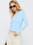Beller Long Sleeve Top Light Blue