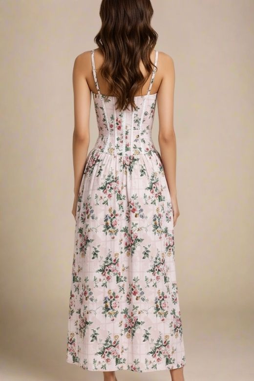 Tasmin Midi Dress Beige