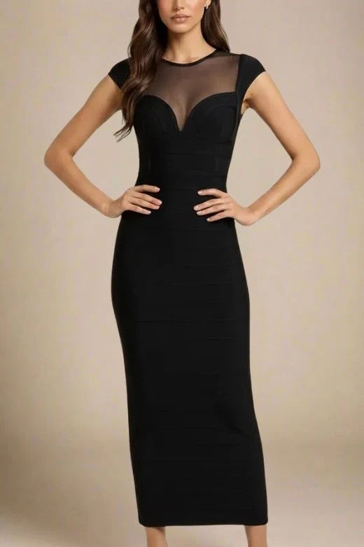 Rory Bandage Maxi Dress Classic Black
